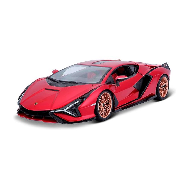 Bburago 1:18 - Lamborghini Sian FKP 37 - Красный