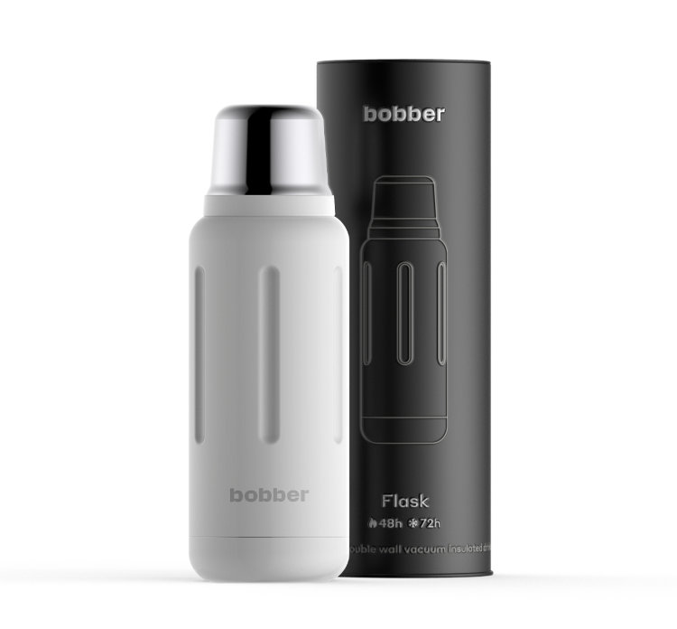 Bobber - Термос - Flask - 1.0 литр - Белый