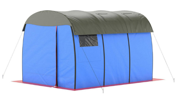 Морж - Тент влагозащитный для палатки - Морж MAX - Черный