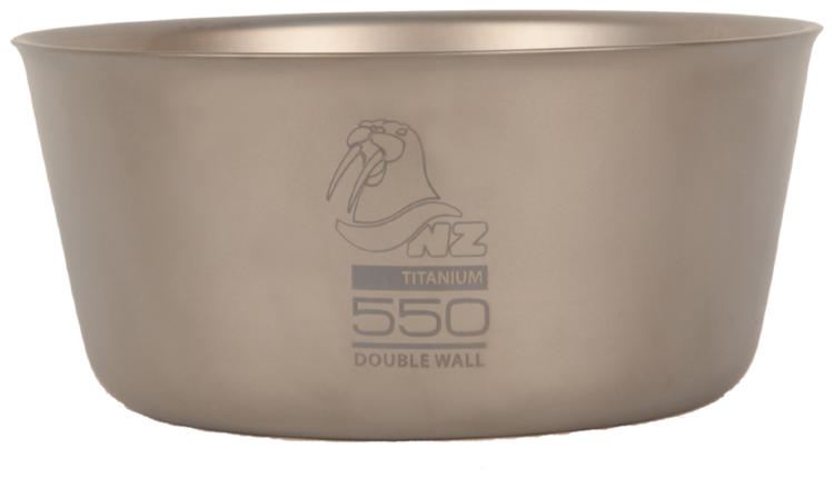 NZ - Пиала двустенная - Titanium Double Wall Bowl - 550 мл - Титан