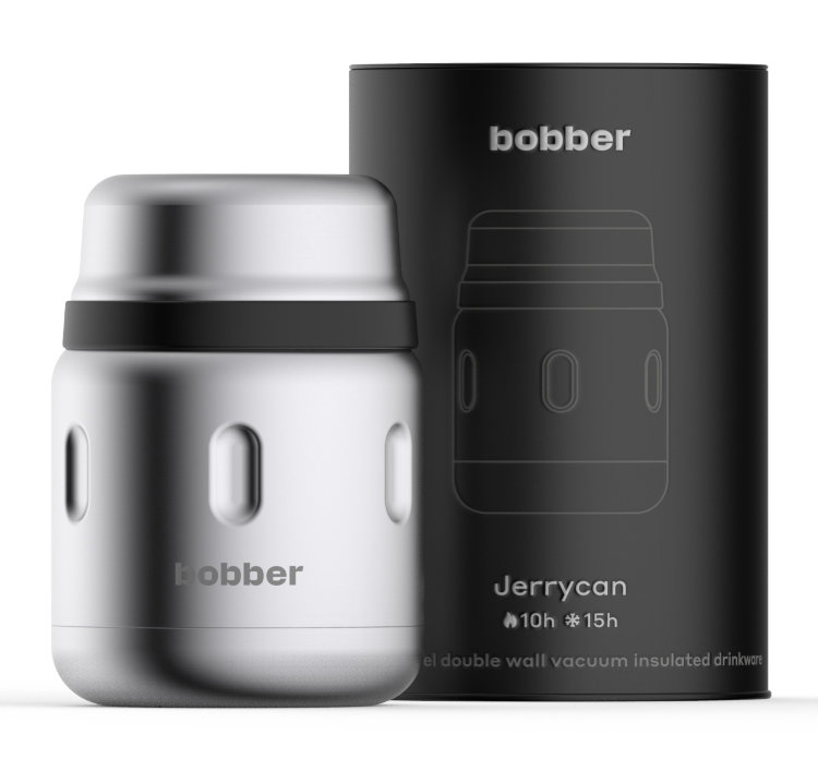 Bobber - Термос для еды с ложкой - Jerrycan - 0.7 литра - Матовый